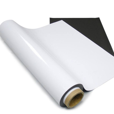 Rubber Sign Magnetic Sheet Roll White No Glue Sheet Vinyl Waterproof Printable